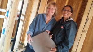 Daltile, CapcoTile & Stone, and MarinoTile & Marble all donated tile for Habitat homes in Woodland Park, Co.