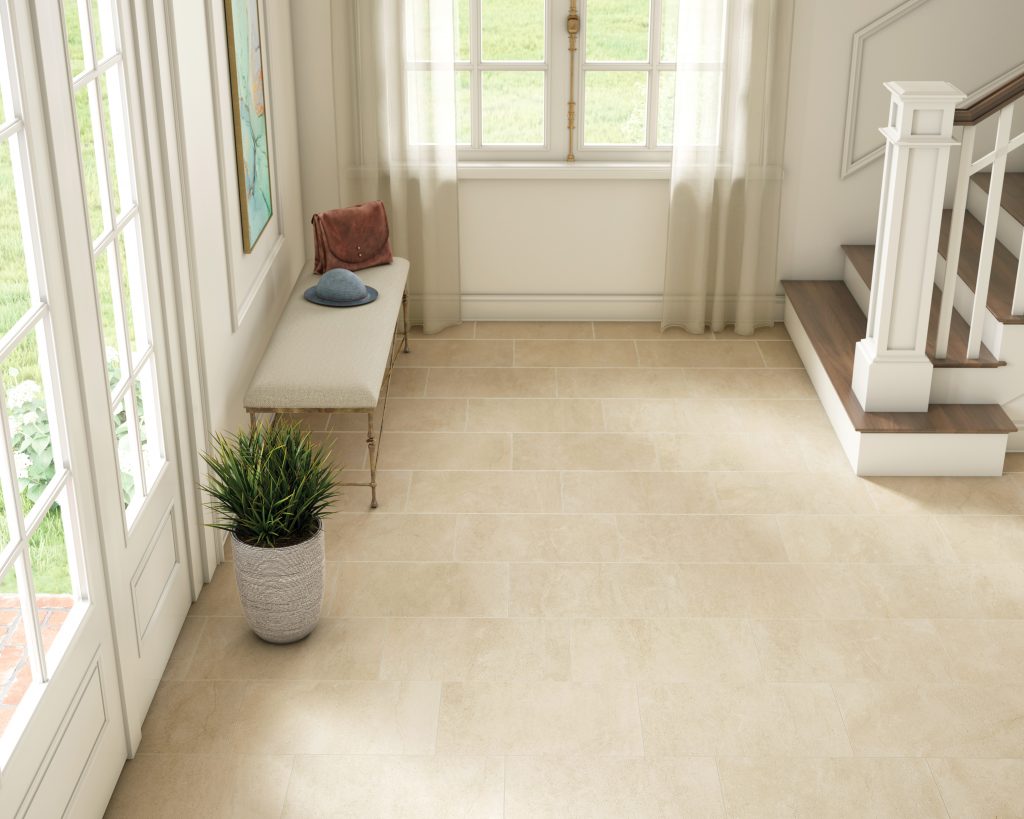 12x24 floor tile in beige