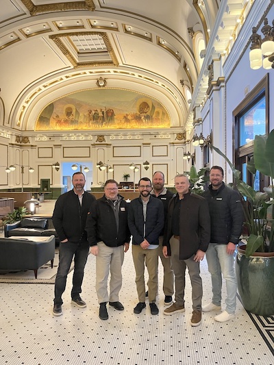 Schluter team for Asher Adams hotel