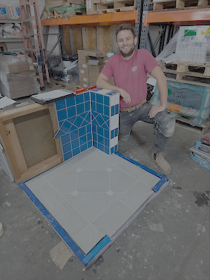 CTI #2000 Alex Ilisei with his completed module.