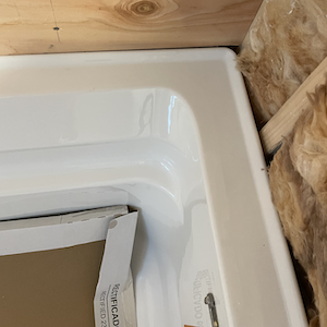 Jobsite - incorrect tub rough-in