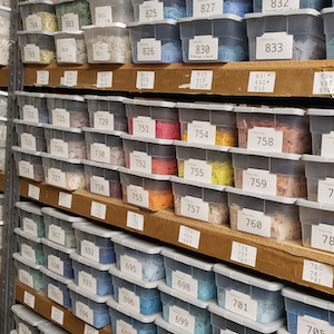 Tile is held in inventory for the On-Demand palette for quick production and turn around.