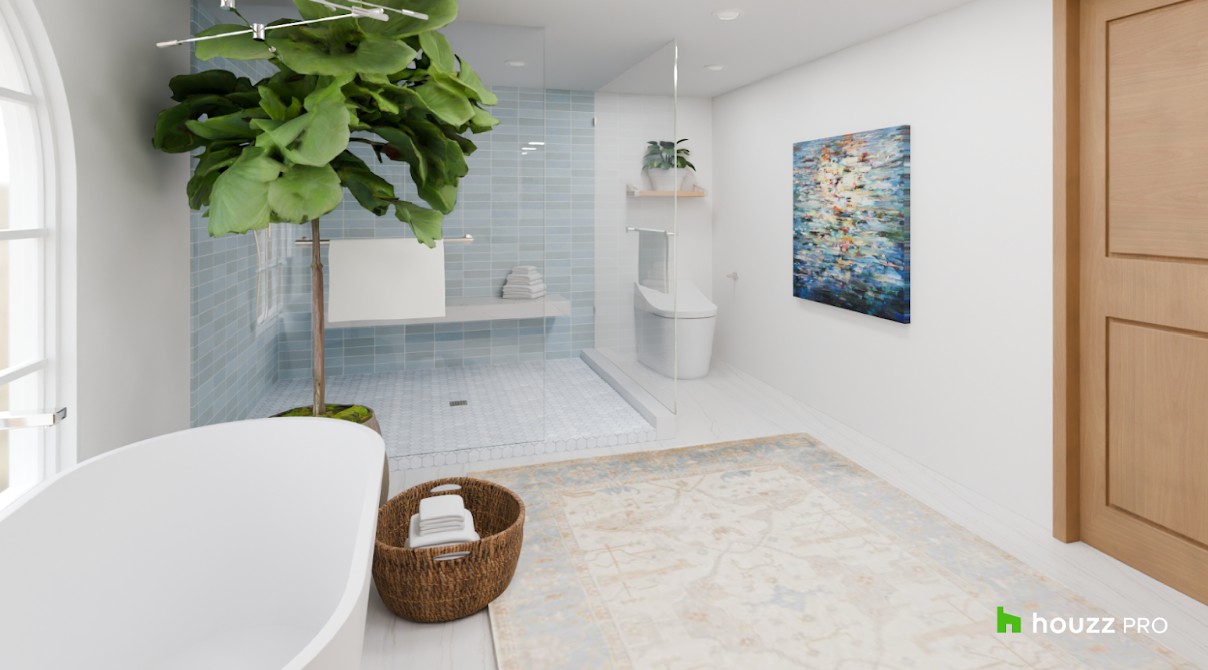 Homeowners prioritize accessibility to future-proof bathrooms, Houzz study  finds - TileLetter, image size:1208x670