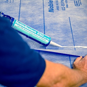 Make sure you use the correct sealant as required by the waterproof membrane manufacturer.